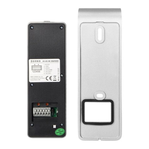 CERES Full HD, zestaw wideodomofonowy jednorodzinny, 4-żyłowy, 8", ekran dotykowy, Full HD, szyfrator