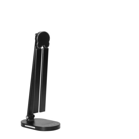 ERGO LED, lampka biurkowa z ładowarką USB, 8W, 400lm, 3000-4000-6000K, zmiana barwy światła, funkcja ściemniania, czarna