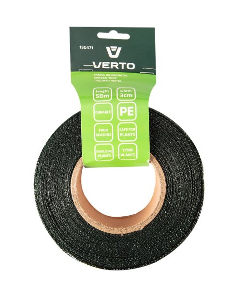 Taśma ogrodnicza z siatki, do podwiązywania roślin, 30 mm, 50 m Taśma ogrodnicza z siatki, do podwiązywania roślin, 30 mm, 50 m