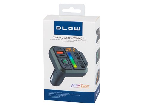 74-173# Transmiter fm blow bluetooth 5.3+qc3.0 +pd20w"
