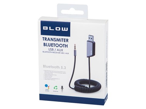 74-174# Transmiter blow bluetooth mini + aux cable 3,5mm