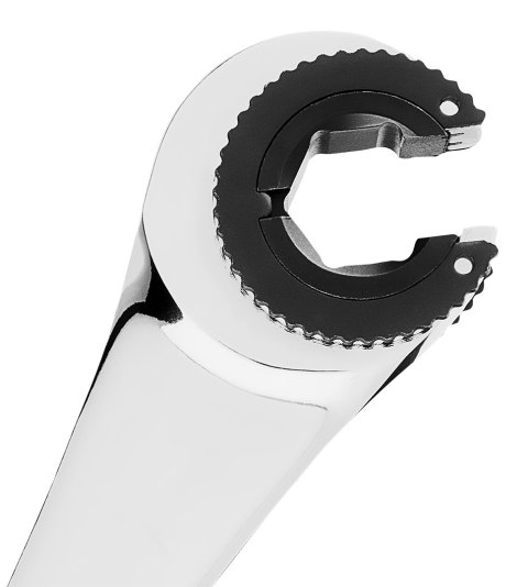 Klucz płasko-oczkowy, rozcięty z grzechotką, 15 mm Klucz płasko-oczkowy, rozcięty z grzechotką, 15 mm