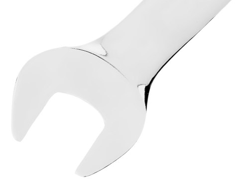 Klucz płasko-oczkowy, rozcięty z grzechotką, 18 mm