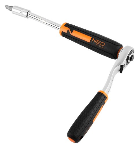 Zestaw nasadek przelotowych 1/4", 3/8", 46 szt., CrV Zestaw nasadek przelotowych 1/4", 3/8", 46 szt., CrV