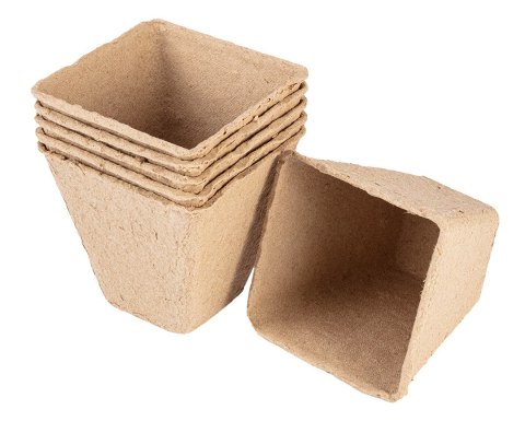 Rozsadniki torfowe: 8 x 8 x 7.8 cm, 18 sztuk Rozsadniki torfowe: 8 x 8 x 7.8 cm, 18 sztuk