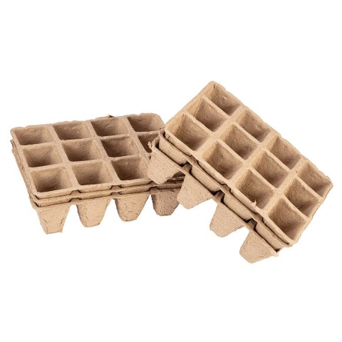 Rozsadniki torfowe małe (3x4 otwory) 16 x 12 x 4.5 cm, 5 szt. Rozsadniki torfowe małe (3x4 otwory) 16 x 12 x 4.5 cm, 5 szt.