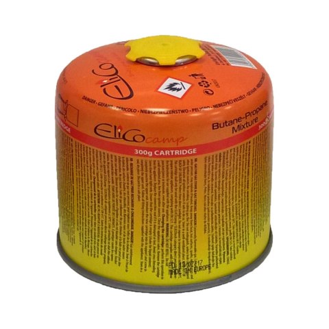 Zas. gaz. elico z zaworem, propan/butan, 300g, 65300 Zas. gaz. elico z zaworem, propan/butan, 300g, 65300