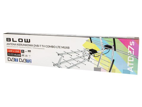 21-053# Antena dvb-t atd27s vhf/uhf mux8 kierunkowa pasywna 8-pak