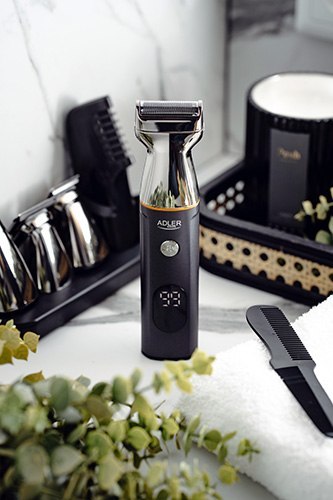 AD 2946 Trymer - zestaw do pielęgnacji dla mężczyzn 5 w 1 z wyświetlaczem lcd