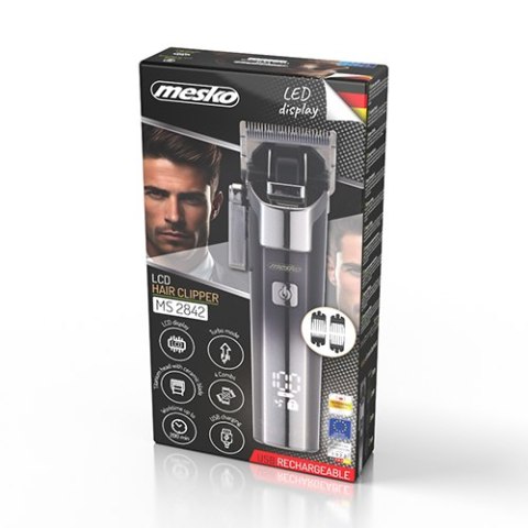 MS 2842 Strzyżarka do włosów z wyświetlaczem led - usb-c