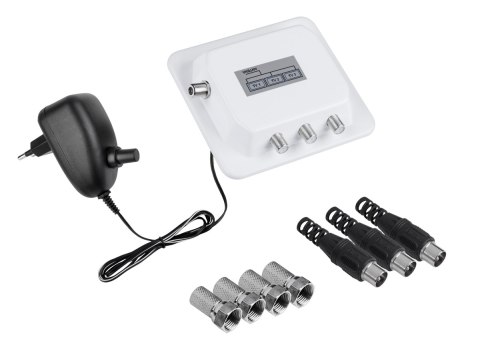 Rozdzielacz sygnału DVB-T2 i analogowego x 3 TV Rozdzielacz sygnału DVB-T2 i analogowego x 3 TV