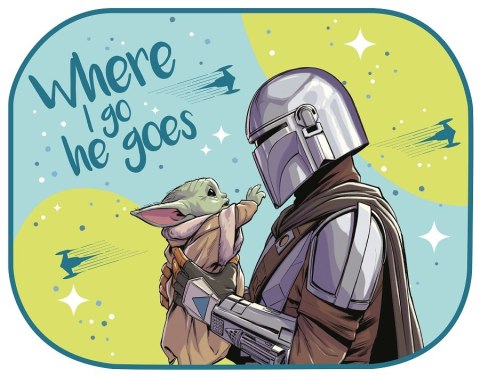 Zasłonki boczne 2 szt 44*35 cm. the mandarlorian Zasłonki boczne 2 szt 44*35 cm. the mandarlorian