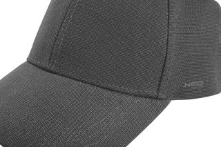 Czapka z daszkiem, szara