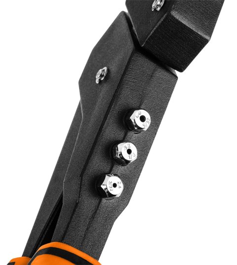 Nitownica do nitów stalowych i aluminiowych 2.4/3.2/4.0/4.8 mm, wielopołożeniowa Nitownica do nitów stalowych i aluminiowych 2.4/3.2/4.0/4.8 mm, wielopołożeniowa