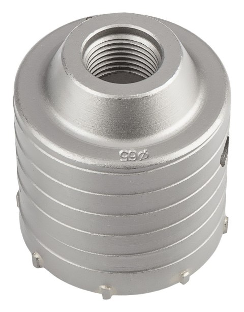 Otwornica widiowa 65 mm z adapterem SDS+ oraz wiertłem pilotującym