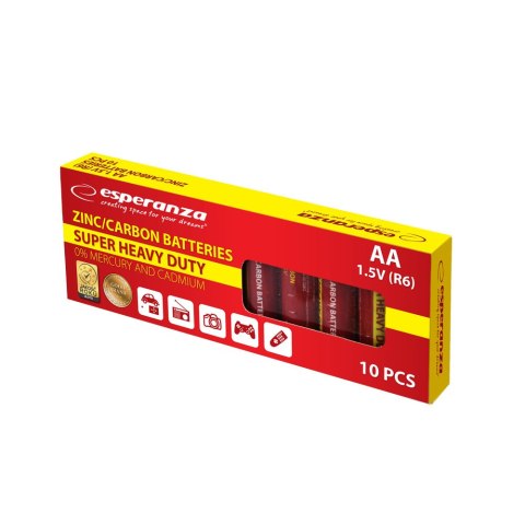 EZB201 Esperanza baterie zn-c aa 10szt EZB201 Esperanza baterie zn-c aa 10szt