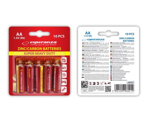 EZB202 Esperanza baterie zn-c aa 10szt blister EZB202 Esperanza baterie zn-c aa 10szt blister