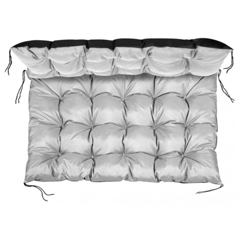 PODUSZKA OGRODOWA NA PALETY 120X80 CM JASNOSZARA