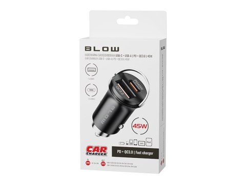 75-788# Ładowarka samochodowa 2x usb-a+usb-c 45w g50d