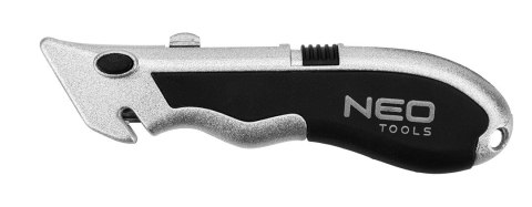 Nóż trapezowy mini + 4 ostrza w słoiku, wielokrotność 30 szt. Nóż trapezowy mini + 4 ostrza w słoiku, wielokrotność 30 szt.