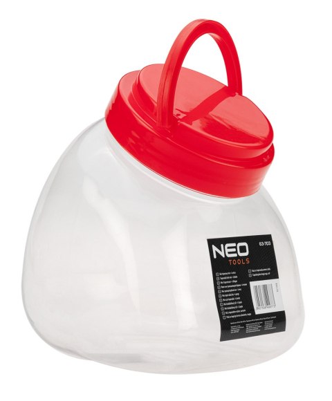 Nóż trapezowy mini + 4 ostrza w słoiku, wielokrotność 30 szt. Nóż trapezowy mini + 4 ostrza w słoiku, wielokrotność 30 szt.