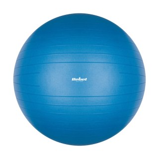 Piłka gimnastyczna rehabilitacyjna 75cm z pompką ręczną, kolor niebieski , REBEL ACTIVE