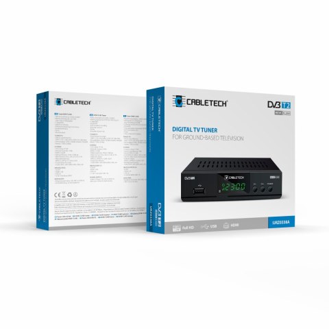Tuner DVB-T2 H.265 HEVC Cabletech