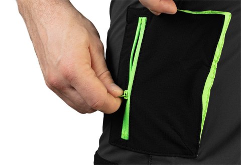 Krótkie spodenki PREMIUM, 4 way stretch, czarne, rozmiar S Krótkie spodenki PREMIUM, 4 way stretch, czarne, rozmiar S