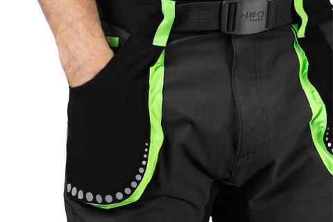 Krótkie spodenki PREMIUM, 4 way stretch, czarne, rozmiar S Krótkie spodenki PREMIUM, 4 way stretch, czarne, rozmiar S