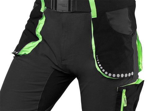 Krótkie spodenki PREMIUM, 4 way stretch, czarne, rozmiar S Krótkie spodenki PREMIUM, 4 way stretch, czarne, rozmiar S