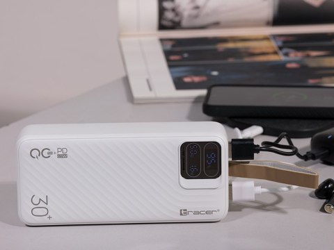 Power bank TRACER BLAZE 30000mAh 65W WH