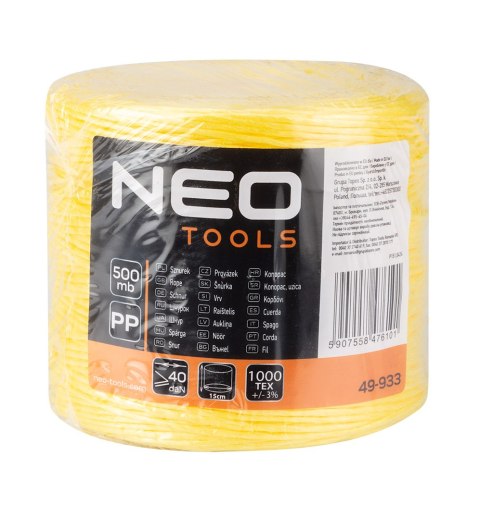 Sznurek polipropylenowy 500 m Sznurek polipropylenowy 500 m