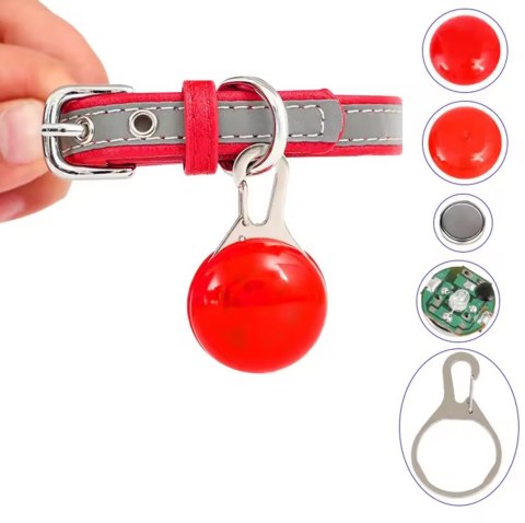 ZD126 Zawieszka led na obrożę dla psa