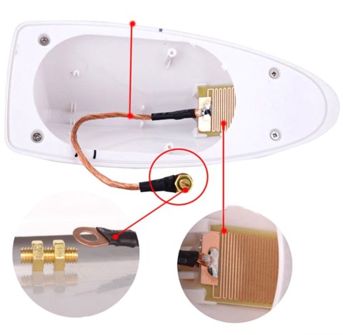 AK322H Antena samochodowa fm shark carbon AK322H Antena samochodowa fm shark carbon