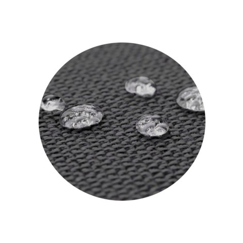 PODUSZKA OGRODOWA BOCIANIE GNIAZDO 112x113CM Z ZAGŁÓWKIEM CZARNA