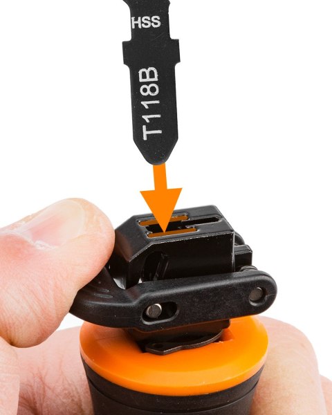 Uchwyt do brzeszczotów, uniwersalny, zestaw 4 + 1