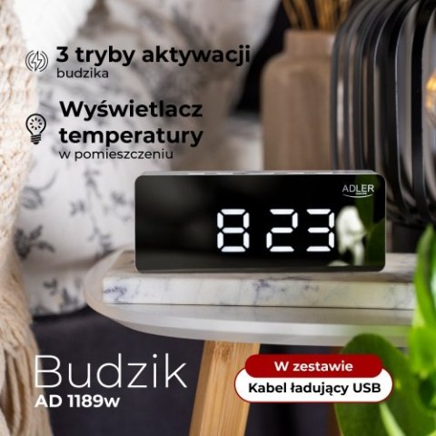 AD 1189 white Budzik AD 1189 white Budzik