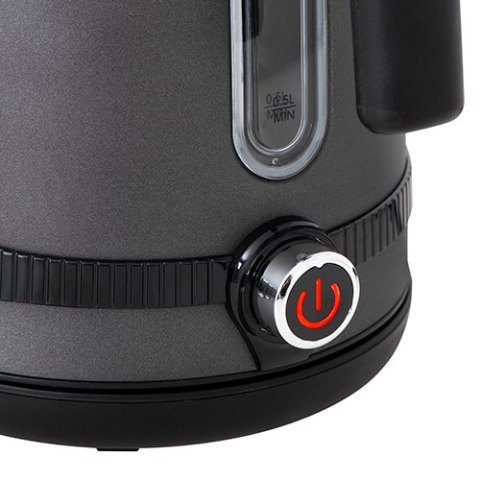 AD 1295 grey Czajnik metalowy 1,7l z lcd & regulacją temperatury