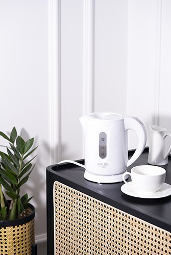 AD 1371 white Czajnik plastikowy 0,8 l AD 1371 white Czajnik plastikowy 0,8 l