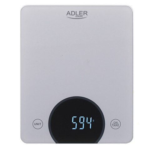 AD 3173 silver Waga kuchenna - do 10kg - led AD 3173 silver Waga kuchenna - do 10kg - led