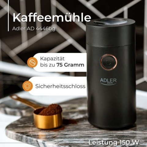 AD 4446 black gold Młynek do kawy