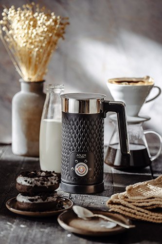 AD 4494 black Spieniacz do mleka - spienianie i podgrzewanie (latte i cappucino)