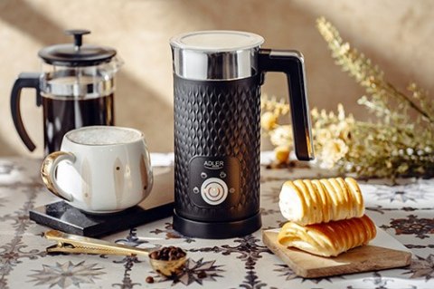 AD 4494 black Spieniacz do mleka - spienianie i podgrzewanie (latte i cappucino)
