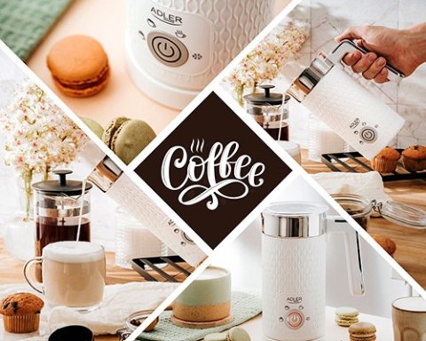 AD 4494 white Spieniacz do mleka - spienianie i podgrzewanie (latte i cappucino)