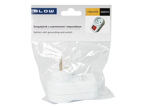 98-601# Rozgałęźnik r-1ws pr 1gn z wyłącznikiem 98-601# Rozgałęźnik r-1ws pr 1gn z wyłącznikiem