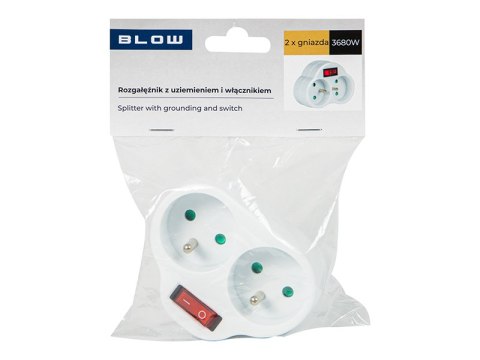 98-609# Rozgałęźnik r-270ws pr 2gn z wyłącznikiem