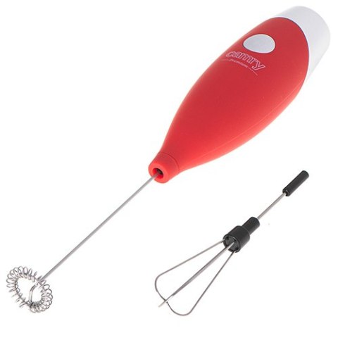 CR 4501 red Spieniacz do mleka z mieszadłem i stojakiem