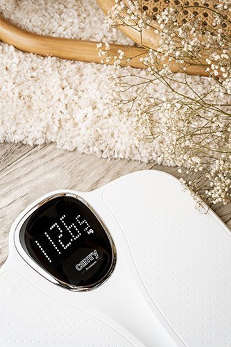 CR 8171 white Waga łazienkowa z funkcją ważenia niemowląt