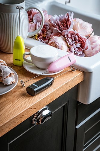 MS 4493 pink Spieniacz do mleka