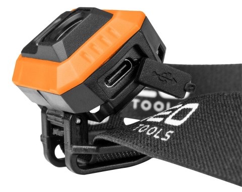 Latarka czołowa akumulatorowa 500 lm USB COB LED 12 szt. Latarka czołowa akumulatorowa 500 lm USB COB LED 12 szt.